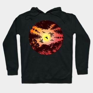 Halloween forest. Hoodie